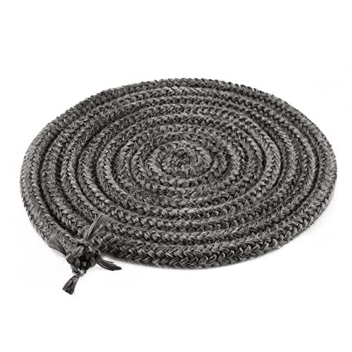 Guarnizione per Porta Stufa,SUPRROW Fibra di Vetro Corda Ignifuga per Stufa Ø 8mm x 2M per Stufe,Camini