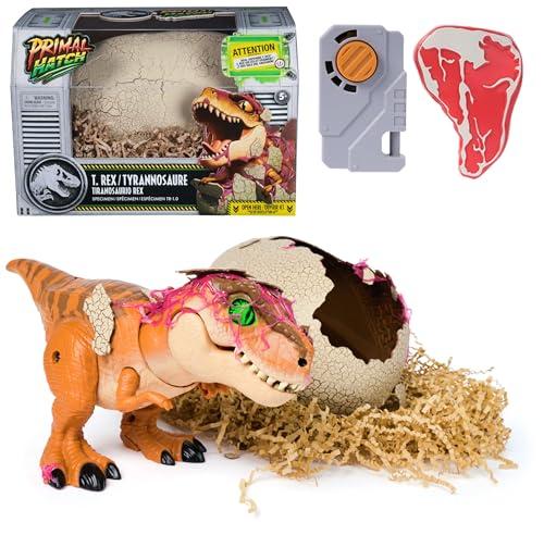 Primal Hatch Jurassic World, Dinosauro Interattivo con Uovo, Fai Schiudere e Addestra il Tuo Cucciolo di Dinosauro con Oltre 100 Suoni e Reazioni, Giocattolo per Bambini e Bambine, 5+ Anni