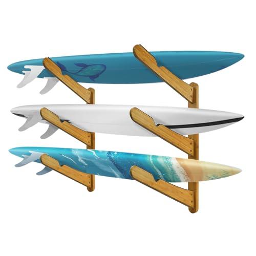 TWO STONES Rack per tavola da surf da parete, supporto a parete per tavola da surf, rack da parete per tavola da surf, supporto da parete per tavola da surf, supporto da parete per tavola da surf (3