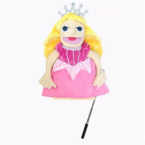 LOMTRATS Burattini teatrali per bambini,include insegnante,poliziotto,pirata,detective,ecc.con bocche aperte mobili,perfetti per raccontare storie,insegnare,regali per festival,1 pezzo con joystick