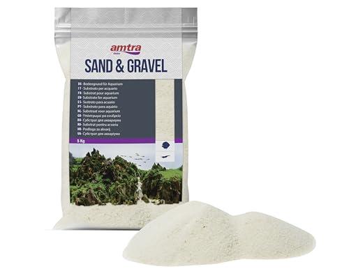 Amtra - Sabbia Bianca Sottile per acquariofilia 0,1-0,3 mm, 5 kg