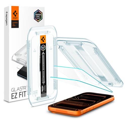 Spigen Glas.tR EZ Fit Vetro Temperato compatibile con iPhone 17 Pro Max, iPhone 16 Pro Max, 2 Pezzi, Installazione Facile, Cristallino, Durezza 9H Pellicola prottetiva