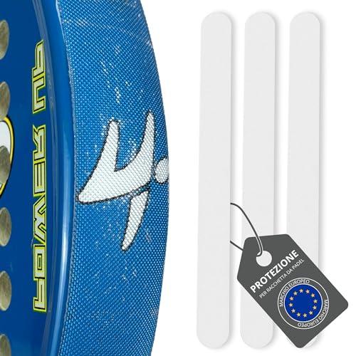 Ph Pro Heat Protezione Racchetta Padel Transparente Ruvido - Protettore Racchetta Multigranulato, Resistente - Paracolpi Padel Facile da Applicare e Adattabile 35x370mm.