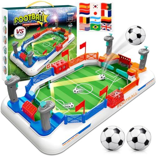 Dromlag Calcio Balilla Bambini, Giochi Bambini 4-10 Anni Maschio Biliardino Da Casa Regalo Bambino 3-9 Anni Calcetto Giochi Da Tavolo per Bambini