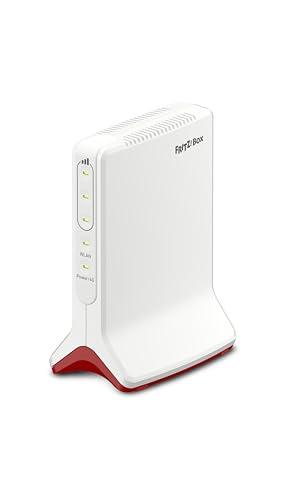 FRITZ!Box 6825 4G Edition International | Router 4G | Wi-Fi 6 fino a 600 MBit/s | WLAN Mesh | Massima sicurezza | Installazione semplice | Compatto e affidabile | Made in Europe