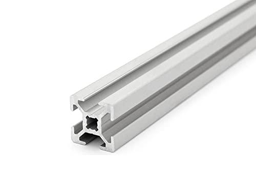 Profilo in alluminio 20x20L tipo B slot 6 (leggero), anodizzato argento. Profilo in alluminio 20x20 Profilo in alluminio 20 x 20 Profilo del sistema di assemblaggio. 1000mm