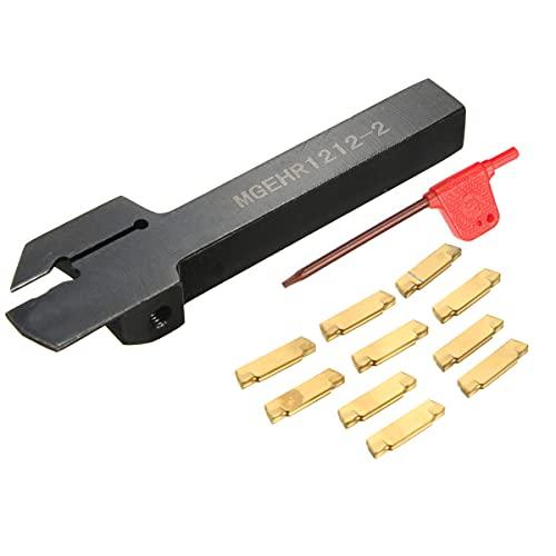 Maizoon Attrezzo per Torneo CNC Boring Bar Holder MGEHR1212-2 Barra per Mandrinare da 12x100mm + 10 pz MGMN200-G Inserto in Carburo Taglierino ad Alta Durezza DZ10