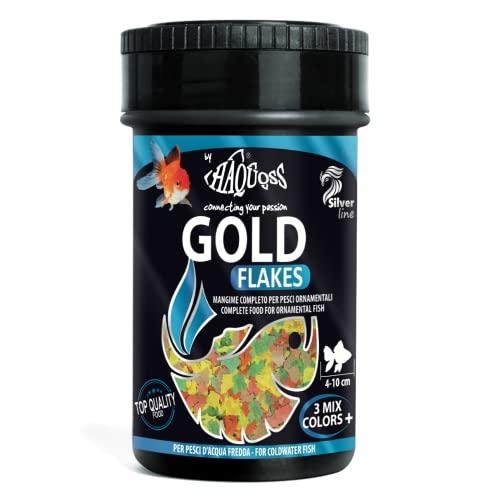 Haquoss Goldflake Mangime in Scaglie per Pesci Rossi, 100 ml/15 gr