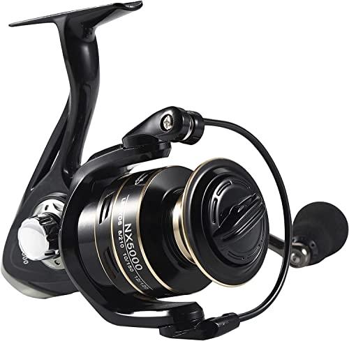 BNTTEAM Mulinelli da Spinning, 14BB 5.2:1/4.7:1 Rapporto di cambio Mulinello da pesca alla carpa, in metallo, 2000, 3000, 4000, 5000, 6000, 7000
