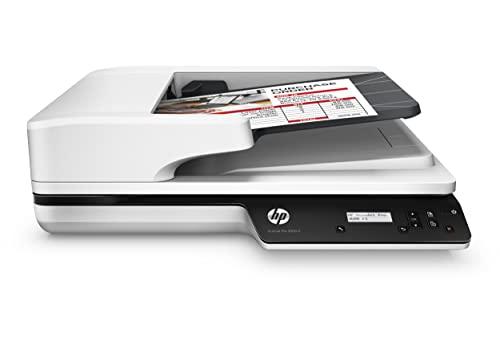 HP Scanjet Pro 3500 F1 (L2741A), Scanner a Doppia Scansione, Professionale per Documenti e Immagini, Compatto e Pratico, Bianco