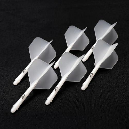 CUESOUL 6 Pezzi ROST Asta e Alette per Freccette Integrate