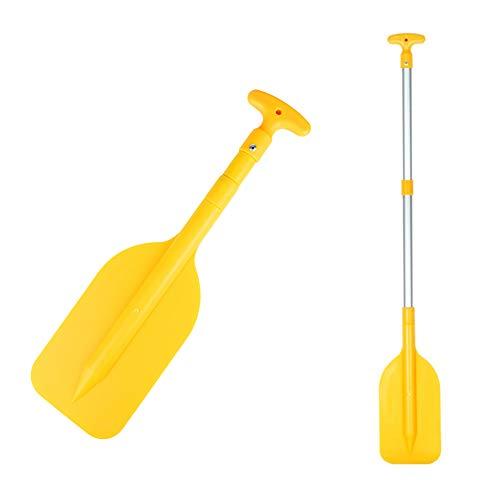 LIUZHI Paddle Boat Remi in alluminio Mini remo Paddle, multiuso di emergenza Telescoping Paddle per nautica, telescopio portatile Rafting Barca Paddle per sport acquatici