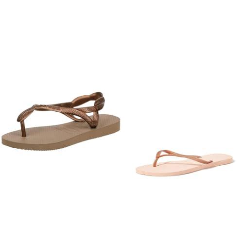 Havaianas Infradito Oro Rosa 39/40 EU + Infradito Rosa 39/40 EU