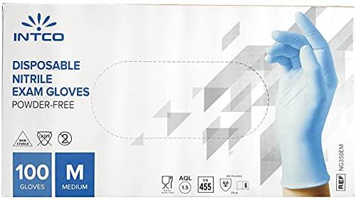 WEGLOVE GUANTI IN NITRILE SENZA POLVERE M BLU 100 PEZZI