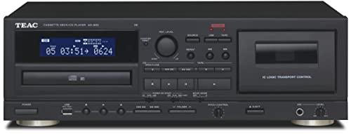 Teac AD850SE Lattore CD e Cassette con USB, Nero
