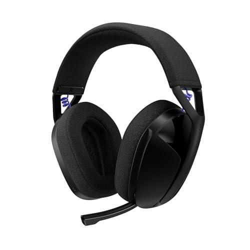 Logitech G G321 LIGHTSPEED, cuffia con microfono gaming wireless Bluetooth, comfort e vestibilità dinamici, microfono su braccio a 16 kHz, PC, PS4, PS5, Nintendo Switch, mobile - Nero