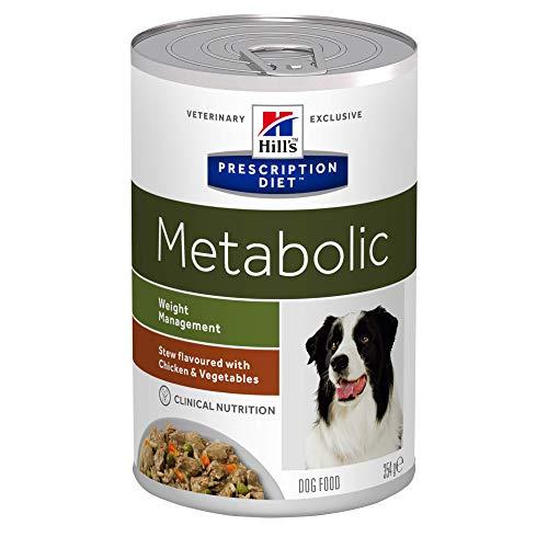 Hills Pet Nutrition S.L. Pd 603862 H Can Metabolic Stew Pollo/Verdu, 12 x 354 g, Totale = 4,248 Kg