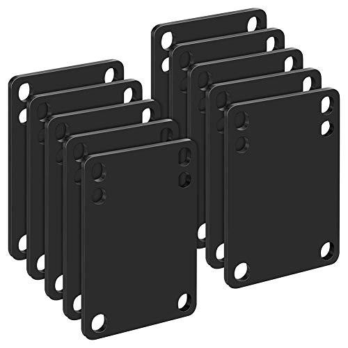 Hopbucan 10 Pezzi 3 mm Riser Shock Pads Longboard Rise Pads Shock Pad Soft Longboard Shock Pad