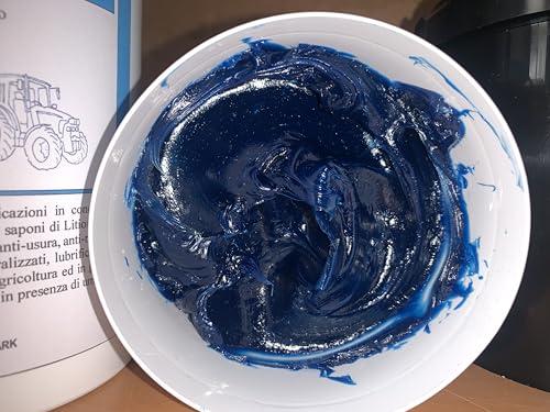 Grasso blu TecnoTrade, grasso lubrificante ai saponi di litio/calcio, barattolo da 1000ml