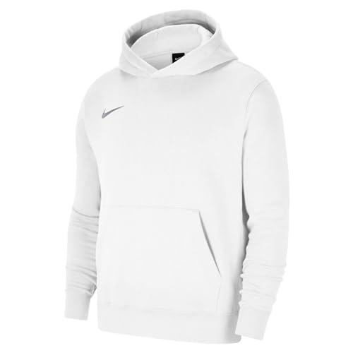Nike Park 20 Felpa con cappuccio, Unisex Bambini, Bianco / Lupo Grigio, L
