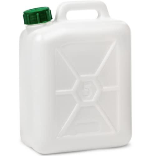 Ecoplast | Tanica 5 Litri, Fusto in Plastica, Colore Neutro, Made in Italy