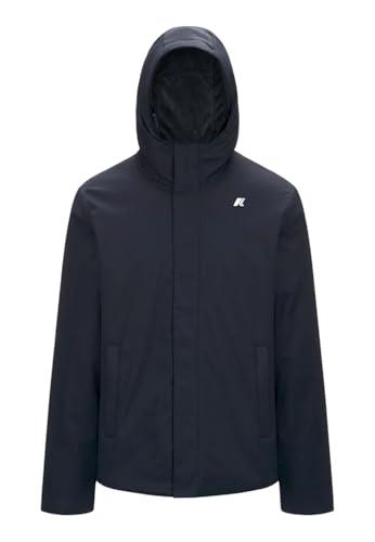 K-Way Giacca Invernale da Uomo Marchio, Modello Jacko Twill Marmotta K8133DW, Realizzato in Sintetico. Blu