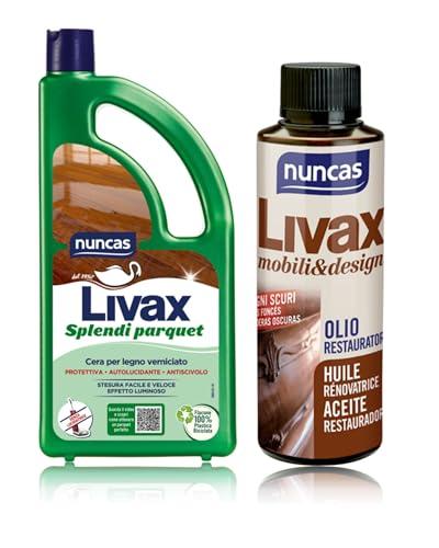 Nuncas Livax Splendi Parquet Cera Protettiva per Pavimenti in Legno - 1L