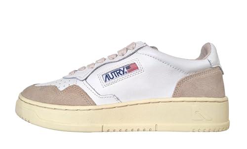 AUTRY Scarpe Sneakers Unisex in Pelle e camoscio Bianco AULM LS33 (40)