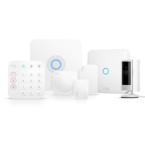 Ring Intercom + Kit Ring Alarm - S + Indoor Camera (2ª gen.) | Il trio perfetto per il controllo della tua casa in un unico conveniente pacchetto | Compatibile con Alexa