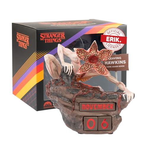 Grupo Erik Calendario Perpetuo Stranger Things 3D - Calendario da Tavolo Perpetuo | Decorazione da Scrivania per Fans: Stranger Things Gadget 13,3 x 13,3 x 14,6 cm
