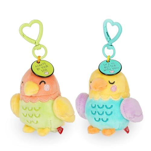 Legami - Set di 2 Portachiavi con Peluche - Super Soft! - Tiny, Edizione Limitata per San Valentino, Regalo Per Coppia