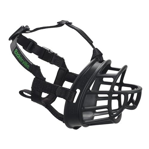 MUSERUOLA BASKERVILLE ULTRA, design etico brevettato, cane può respirare, ansimare e bere, regolabile, imbottita, addestramento cani piccoli, medi, grandi, impedisce di morsicare, rovistare (Taglia 1)