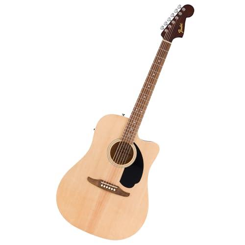 Fender CA Debut Redondo Dreadnought CE, Chitarra Acustica, Chitarra per Principianti, con garanzia di 2 anni, Naturale