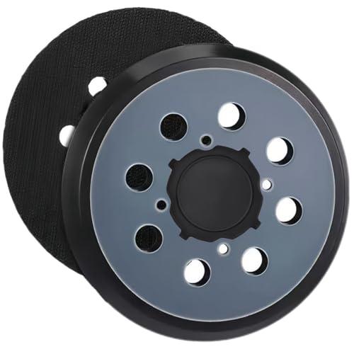 2 pezzi 125mm 5 Pollici con 8 Fori Platorello per DeWalt Levigatrice Orbitale Smerigliatrice Compatibile con DWE6421 DWE6423 DCW210B Ricambi per Levigatrice, Platorello Abrasivo con Hook e Loop