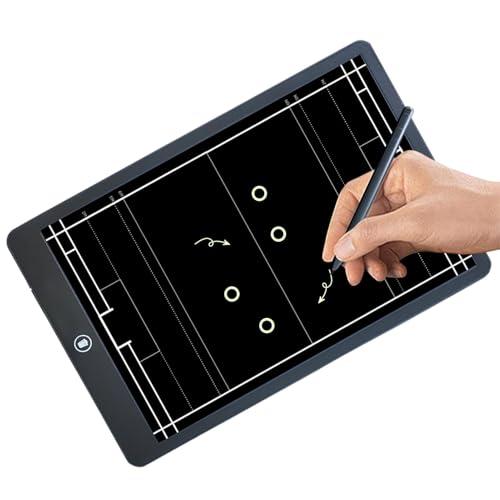 Tavoletta da scrittura LCD, tavolo da disegno LCD | Lavagna tattica per calcio da 16 pollici Lavagna per allenatori di basket - Tavoletta LCD per scrittura strategica, appunti per allenatori di calcio