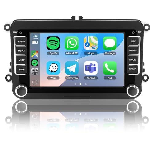 Autoradio Android 15 per VW Golf 5 6 Passat Polo - Bluetooth 5.4, WiFi 6.0, GPS, DSP Audio - 2 DIN CarPlay/Android Auto Wireless per Caddy Tiguan EOS Skoda Seat