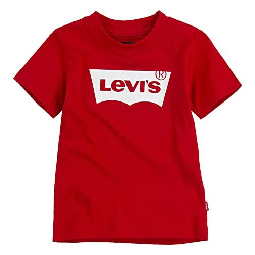 Levi's Lvb S/S Batwing Tee Bimbo, Super Red, 18 Mesi