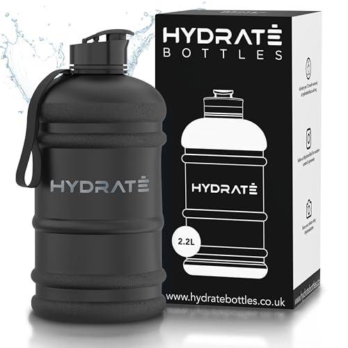HYDRATE Borraccia 2 Litri XL – Borraccia Senza BPA, con tappo, Borraccia Palestra