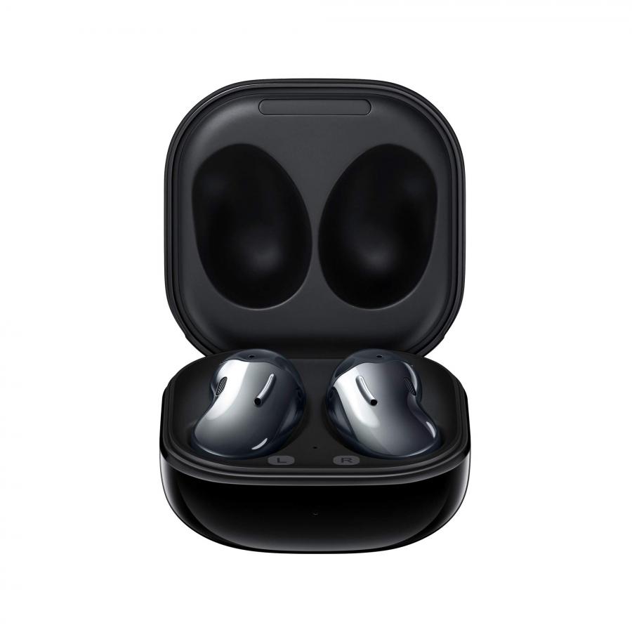 Samsung Galaxy Buds Live Auricolari True Wireless Open-type senza toppi In-Ear, Tre Microfoni, Controlli Touch, Ricarica Wireless, Cancellazione attiva del rumore, Mystic Black [Versione Italiana]
