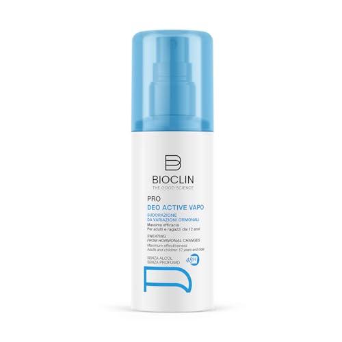 BIOCLIN Deo Pro Active Vapo 48H – 100 ml – Deodorante per Sudorazione da Variazioni Ormonali – Senza Gas – Senza Alcol e Profumo – Non Lascia Aloni sui vestiti - Testato dai 12 anni