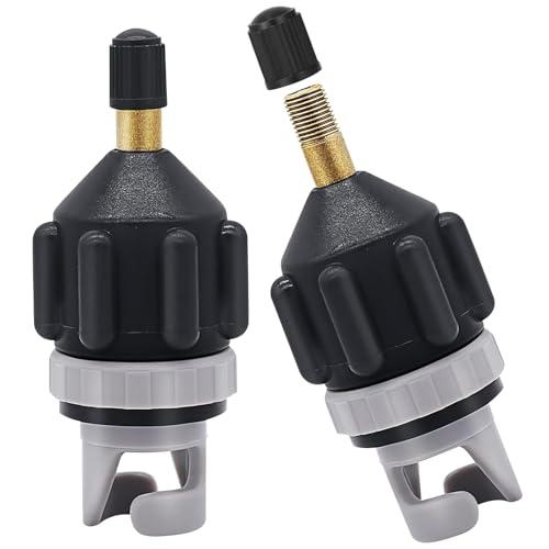 SSIMIDAPT 2 Pezzi Adattatore Gonfiabile Pompa SUP per Compressore Convertitore di Valvola d'Aria Adattatore per Kayak Accessorio per Tavola da Surf Paddle Board Gommoni e Paddleboard (Tipo 2)
