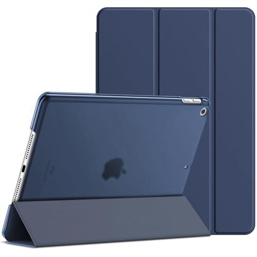 JETech Custodia per iPad 10,2 Pollici, 2021/2020/2019 Modello, 9/8/7 Generazione, Cover con Auto Svegliati/Sonno (Marino Intenso)