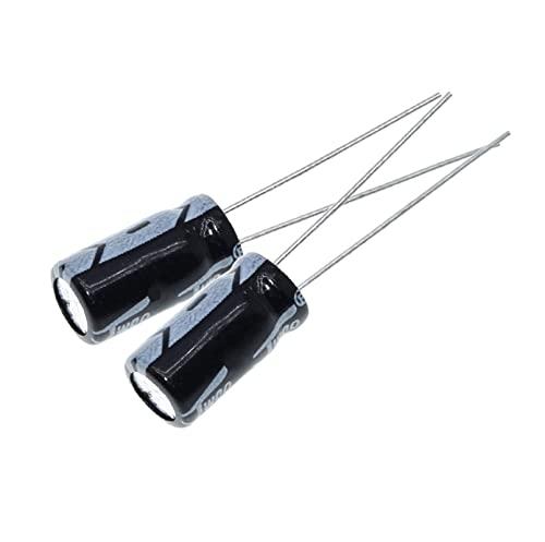 EFARMA Condensatori elettrolitici, 50 condensatori elettrolitici in Alluminio da 35 V 100 uF, 6x12 mm