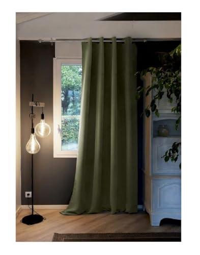 L'effet papillon Tenda oscurante 140 x 280 cm, fodera in pile poliestere rosmarino