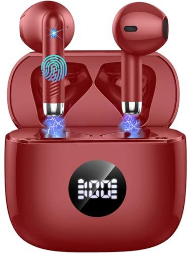 Jxrev Cuffie Bluetooth Auricolari Bluetooth 5.4, Cuffie Wireless con 4 ENC Cancellazione Rumore Mic, Cuffie in Ear 40 Ore di Riproduzione