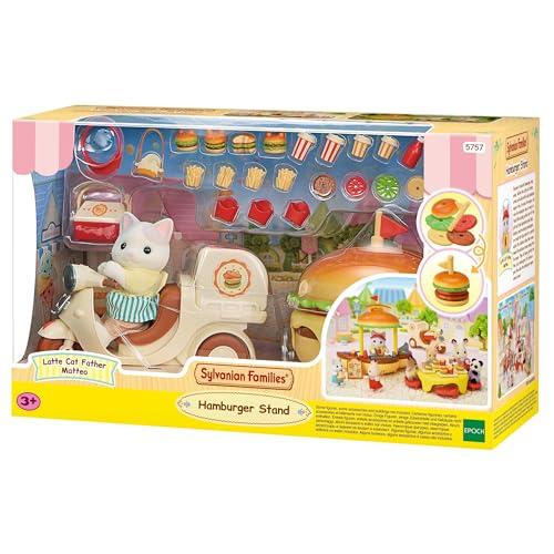 Figurine Sylvanian Families Le stand de hamburgers