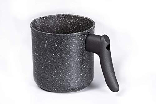 Aeternum Madame Petravera 3.0, Bollilatte Antiaderente, Non adatto per piani a induzione, Grigio, Diametro 11 cm