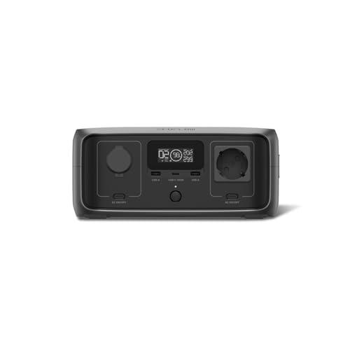 ECOFLOW Centrale elettrica portatile RIVER 3 (UPS 10 ms), batteria LFP da 245Wh, uscita max 600W, il prodotto è inutilizzato, solo una parte dell'imballaggio è difettosa-Ricondizionato