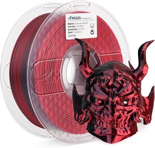 AMOLEN PLA filamento per stampante 3D, Filamento 1.75mm, Filamento ad alta resistenza compatibile con stampanti 3D FDM, Precisione dimensionale +/- 0.02 mm, 1kg (2.2LBS)