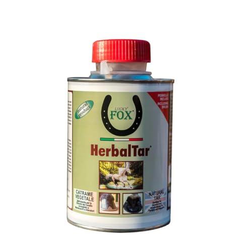 Lucky Fox HERBALTAR Catrame Vegetale Igenizzante per lo Zoccolo del Cavallo, Garantisce una condizione ottimale a Muraglia, Suola e Fettone. Crea una barriera naturale agli agenti esterni, 500ml